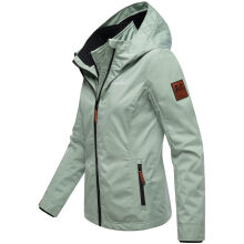 Marikoo Erdbeere Damen Herbst Winter Jacke mit Kapuze Smokey Mint Gr&ouml;&szlig;e S - Gr. 36