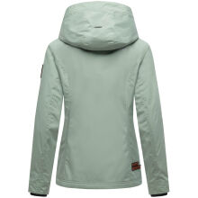 Marikoo Erdbeere Damen Herbst Winter Jacke mit Kapuze Smokey Mint Gr&ouml;&szlig;e S - Gr. 36