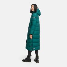 Navahoo Isalie Damen lange Winterjacke gesteppt Ocean Green Größe L - Gr. 40
