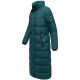 Navahoo Isalie Damen lange Winterjacke gesteppt Ocean Green Größe L - Gr. 40