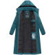 Navahoo Isalie Damen lange Winterjacke gesteppt Ocean Green Größe L - Gr. 40