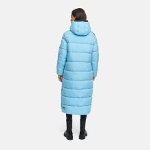 Navahoo Isalie Damen lange Winterjacke gesteppt Sky Blue Größe XXL - Gr. 44