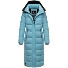 Navahoo Isalie Damen lange Winterjacke gesteppt Sky Blue Größe XXL - Gr. 44