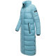 Navahoo Isalie Damen lange Winterjacke gesteppt Sky Blue Größe XXL - Gr. 44