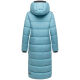 Navahoo Isalie Damen lange Winterjacke gesteppt Sky Blue Größe XXL - Gr. 44