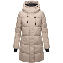 Marikoo Kaituu Damen Winter Steppjacke Light Taupe Gr&ouml;&szlig;e XS - Gr. 34