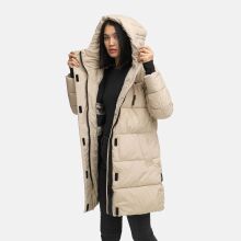Marikoo Kaituu Damen Winter Steppjacke Light Taupe Gr&ouml;&szlig;e L - Gr. 40