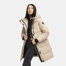 Marikoo Kaituu Damen Winter Steppjacke Light Taupe Gr&ouml;&szlig;e L - Gr. 40