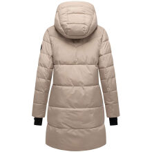 Marikoo Kaituu Damen Winter Steppjacke Light Taupe Gr&ouml;&szlig;e L - Gr. 40