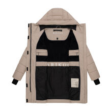 Marikoo Kaituu Damen Winter Steppjacke Light Taupe Gr&ouml;&szlig;e L - Gr. 40