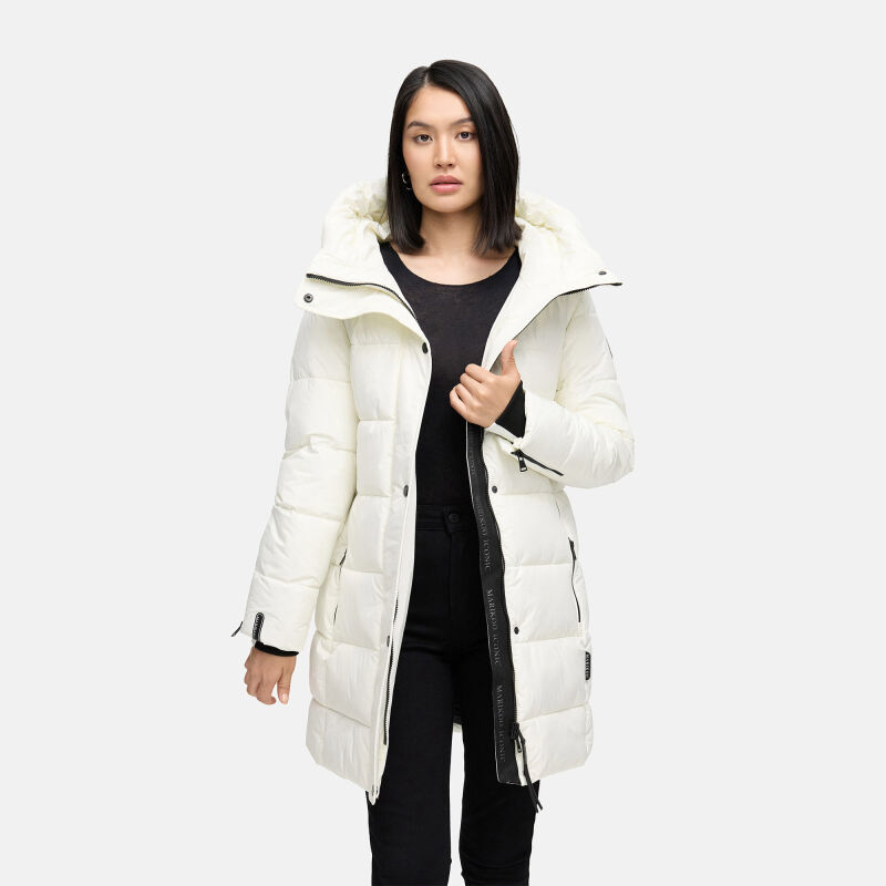Marikoo Karumikoo Damen Winter Steppjacke Offwhite Größe S - Gr. 36