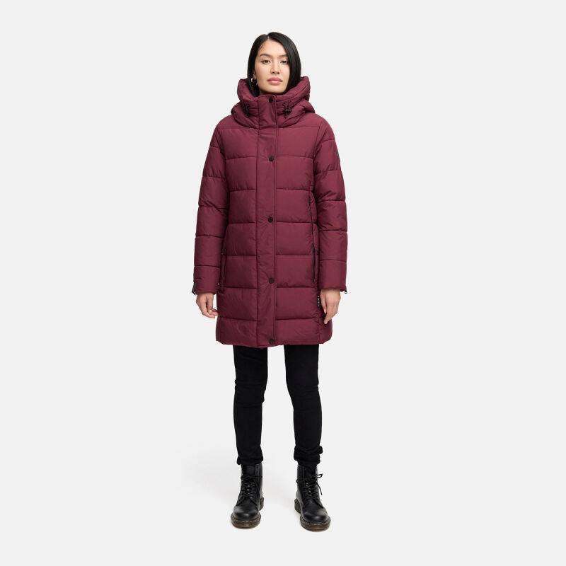 Marikoo Karumikoo Damen Winter Steppjacke Wine Gr&ouml;&szlig;e XS - Gr. 34