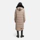 Navahoo Knuddelfee Damen lange Winterjacke Taupe Grey Größe L - Gr. 40
