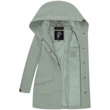 Marikoo Mayleen Damen Softshell Jacke mit Kapuze Smokey Mint Gr&ouml;&szlig;e L - Gr. 40
