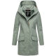 Marikoo Mayleen Damen Softshell Jacke mit Kapuze Smokey Mint Gr&ouml;&szlig;e L - Gr. 40