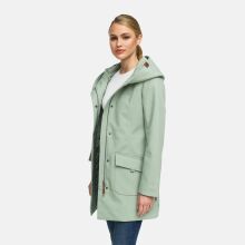 Marikoo Mayleen Damen Softshell Jacke mit Kapuze Smokey Mint Gr&ouml;&szlig;e XL - Gr. 42