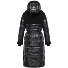 Navahoo Kuscheltraum Damen Winter Teddyfell Mantel Schwarz Größe S - Gr. 36