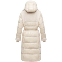 Navahoo Kuscheltraum Damen Winter Teddyfell Mantel Offwhite Gr&ouml;&szlig;e S - Gr. 36