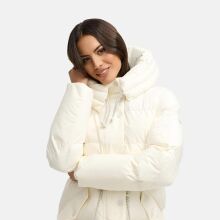 Navahoo Knusperherz Damen Winter Steppmantel Offwhite Größe XS - Gr. 34
