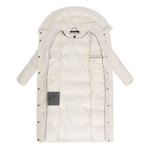 Navahoo Knusperherz Damen Winter Steppmantel Offwhite Größe XS - Gr. 34