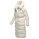 Navahoo Knusperherz Damen Winter Steppmantel Offwhite Größe XS - Gr. 34