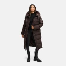 Navahoo Knusperherz Damen Winter Steppmantel Choco Größe XS - Gr. 34