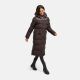 Navahoo Knusperherz Damen Winter Steppmantel Choco Größe XS - Gr. 34
