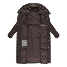 Navahoo Knusperherz Damen Winter Steppmantel Choco Gr&ouml;&szlig;e S - Gr. 36