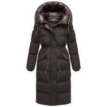 Navahoo Knusperherz Damen Winter Steppmantel Choco Gr&ouml;&szlig;e L - Gr. 40