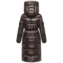 Navahoo Knusperherz Damen Winter Steppmantel Choco Gr&ouml;&szlig;e L - Gr. 40