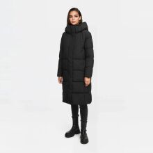 Marikoo Tabiaa Damen Winter Steppmantel Schwarz Größe S - Gr. 36