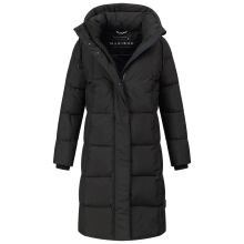 Marikoo Tabiaa Damen Winter Steppmantel Schwarz Größe XXL - Gr. 44
