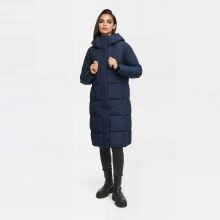Marikoo Tabiaa Damen Winter Steppmantel Navy Größe XS - Gr. 34