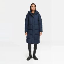 Marikoo Tabiaa Damen Winter Steppmantel Navy Gr&ouml;&szlig;e S - Gr. 36