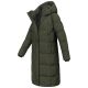 Marikoo Tabiaa Damen Winter Steppmantel Dark Olive Größe XS - Gr. 34