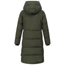 Marikoo Tabiaa Damen Winter Steppmantel Dark Olive Größe S - Gr. 36