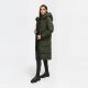 Marikoo Tabiaa Damen Winter Steppmantel Dark Olive Größe S - Gr. 36