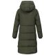 Marikoo Tabiaa Damen Winter Steppmantel Dark Olive Größe S - Gr. 36