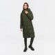 Marikoo Tabiaa Damen Winter Steppmantel Dark Olive Größe L - Gr. 40