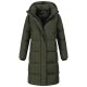 Marikoo Tabiaa Damen Winter Steppmantel Dark Olive Größe L - Gr. 40