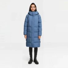 Marikoo Tabiaa Damen Winter Steppmantel Dusty Blue Gr&ouml;&szlig;e L - Gr. 40