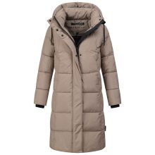 Marikoo Tabiaa Damen Winter Steppmantel Taupe Grey Größe XS - Gr. 34