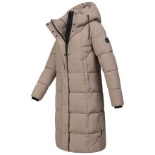 Marikoo Tabiaa Damen Winter Steppmantel Taupe Grey Größe XS - Gr. 34