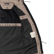 Marikoo Tabiaa Damen Winter Steppmantel Taupe Grey Größe XS - Gr. 34