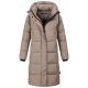 Marikoo Tabiaa Damen Winter Steppmantel Taupe Grey Größe XS - Gr. 34