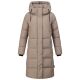 Marikoo Tabiaa Damen Winter Steppmantel Taupe Grey Größe XS - Gr. 34