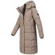 Marikoo Tabiaa Damen Winter Steppmantel Taupe Grey Größe XS - Gr. 34