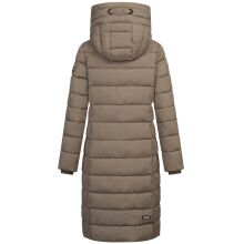 Navahoo Mondmaedchen Damen Winter Steppmantel Stone Brown Größe XS - Gr. 34