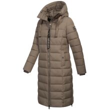 Navahoo Mondmaedchen Damen Winter Steppmantel Stone Brown Größe S - Gr. 36
