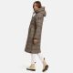 Navahoo Mondmaedchen Damen Winter Steppmantel Stone Brown Größe S - Gr. 36
